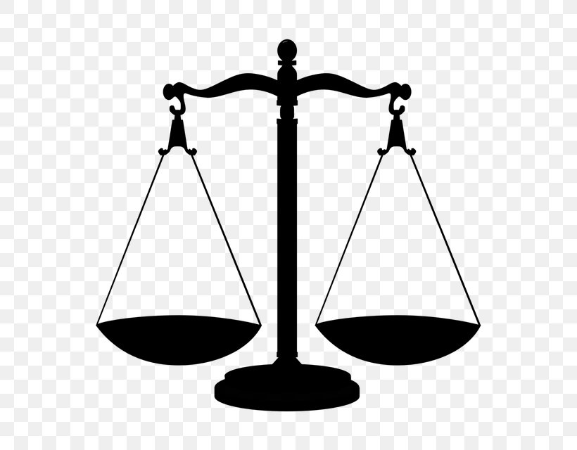 Measuring Scales Justice Libra Clip Art, PNG, 640x640px, Measuring Scales, Black And White, Justice, Libra, Measurement Download Free