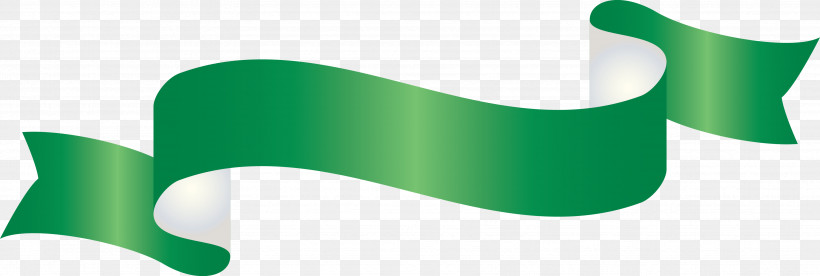 Ribbon S Ribbon, PNG, 3527x1191px, Ribbon, Green, Line, S Ribbon Download Free