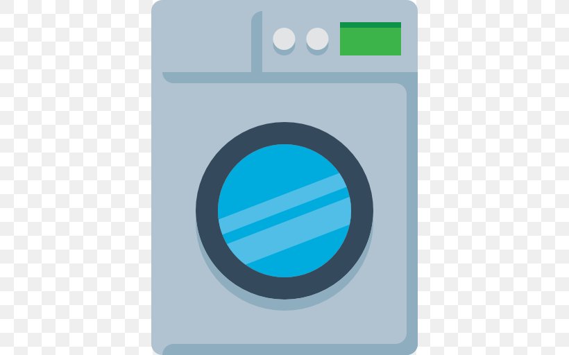 Washing Machine Home Appliance Cleaning, PNG, 512x512px, Washing Machine, Blue, Brand, Cleaning, Clothes Dryer Download Free