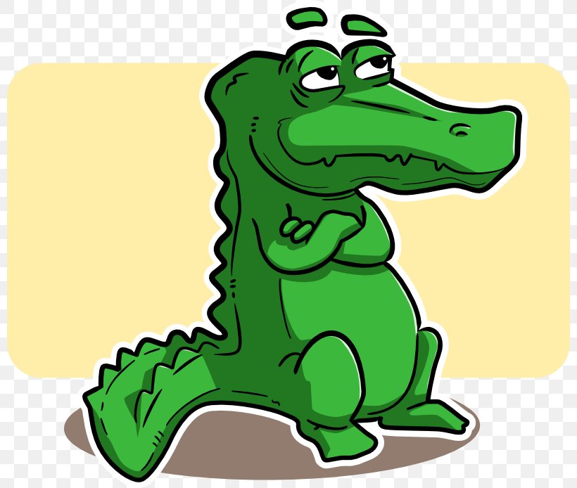 Alligator Crocodile Reptile Dog Clip Art, PNG, 800x694px, Alligator, Amphibian, Animal, Artwork, Cartoon Download Free