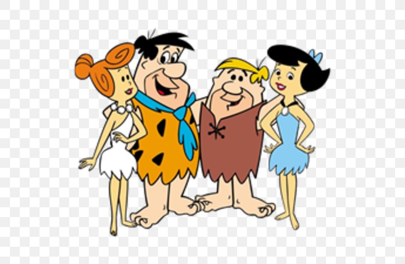 Fred Flintstone Wilma Flintstone Barney Rubble Pebbles Flinstone Betty Rubble, PNG, 535x535px, Watercolor, Cartoon, Flower, Frame, Heart Download Free