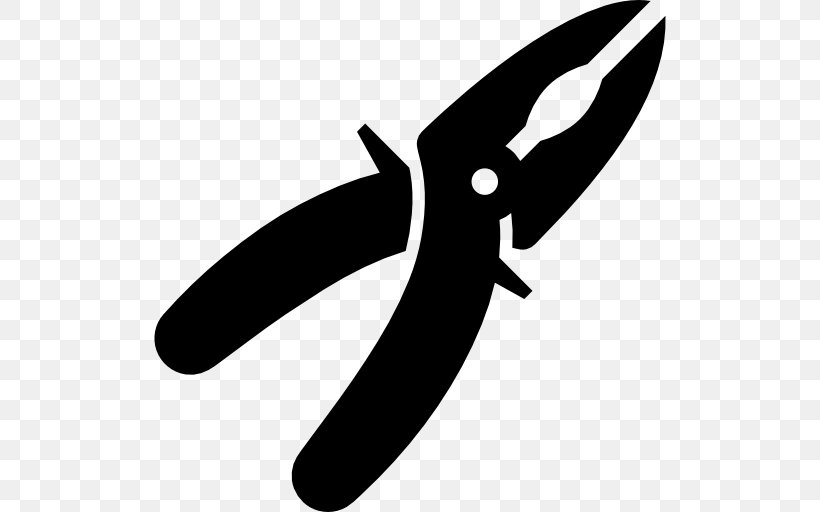 Tool Pliers, PNG, 512x512px, Tool, Artwork, Black And White, Home Repair, Maintenance Download Free