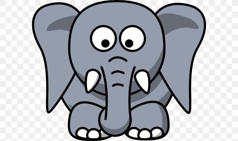 African Elephant Indian Elephant Mouse Clip Art, PNG, 600x487px, Watercolor, Cartoon, Flower, Frame, Heart Download Free