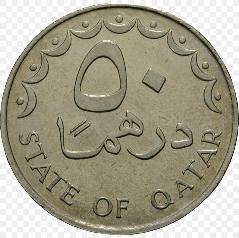 Coin Qatari Riyal United Arab Emirates Dirham Persian Gulf, PNG, 1181x1181px, Coin, Bahrain, Cuban Peso, Currency, Dirham Download Free