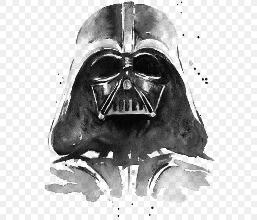 Anakin Skywalker Watercolor Painting Drawing Star Wars Boba Fett, PNG, 561x700px, Anakin Skywalker, Art, Artist, Black And White, Boba Fett Download Free