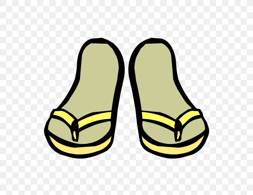 Slipper Club Penguin Sandal Flip-flops Clip Art, PNG, 646x634px, Slipper, Clothing, Club Penguin, Dress Shoe, Flipflops Download Free