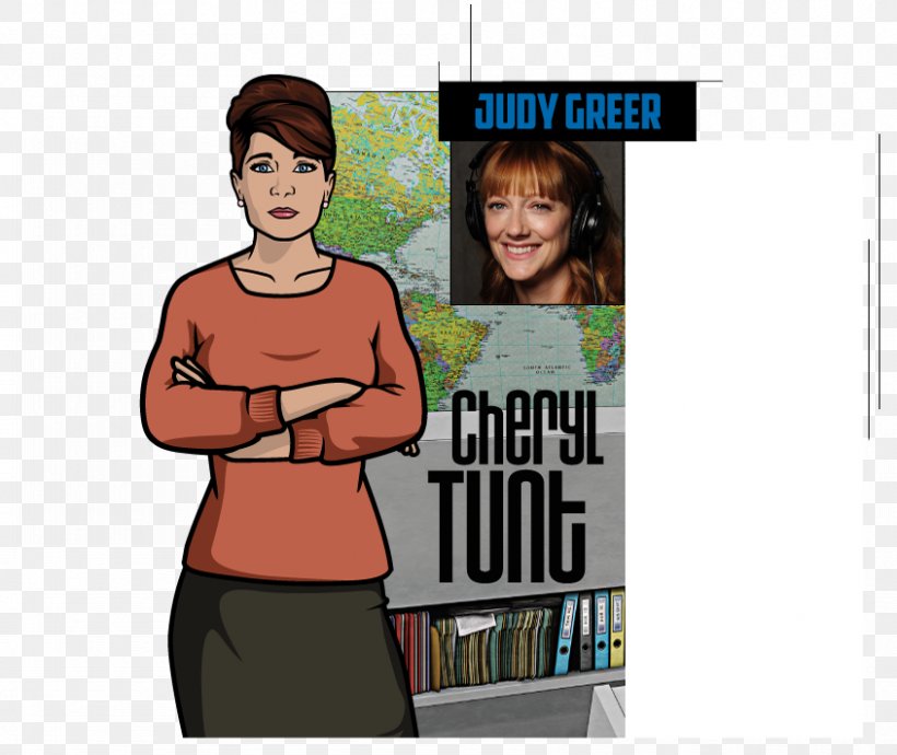 Cheryl Tunt Ray Gillette Sterling Archer FX Television, PNG, 845x712px, Watercolor, Cartoon, Flower, Frame, Heart Download Free