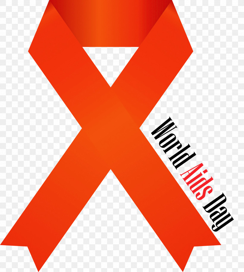 World Aids Day, PNG, 2694x3000px, World Aids Day, Line, Logo, Orange, Red Download Free