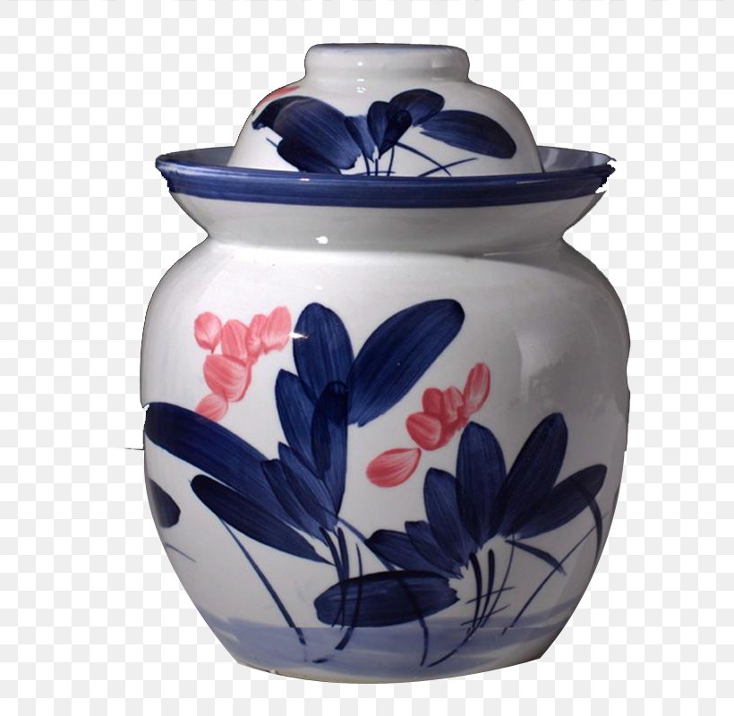 Jingdezhen Ceramic Pickling Jar Pottery, PNG, 800x800px, Jingdezhen, Artifact, Blue And White Porcelain, Blue And White Pottery, Cabbage Download Free