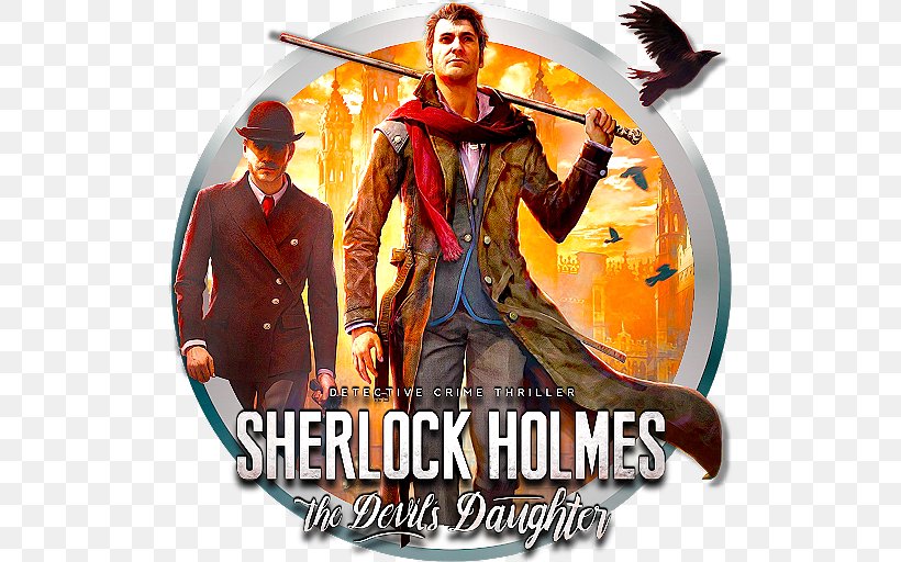 Sherlock Holmes: The Devil's Daughter Sherlock Holmes: Crimes & Punishments PlayStation 4 Video Game, PNG, 512x512px, Sherlock Holmes Crimes Punishments, Album Cover, Art, Film, Frogwares Download Free