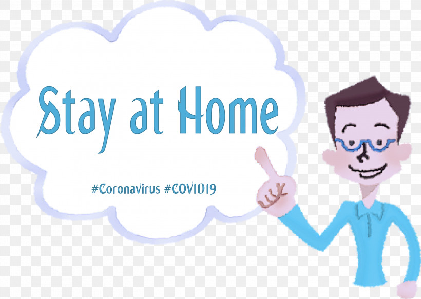 Stay At Home Coronavirus COVID19, PNG, 3000x2137px, Stay At Home, Cartoon, Coronavirus, Covid19, Gesture Download Free