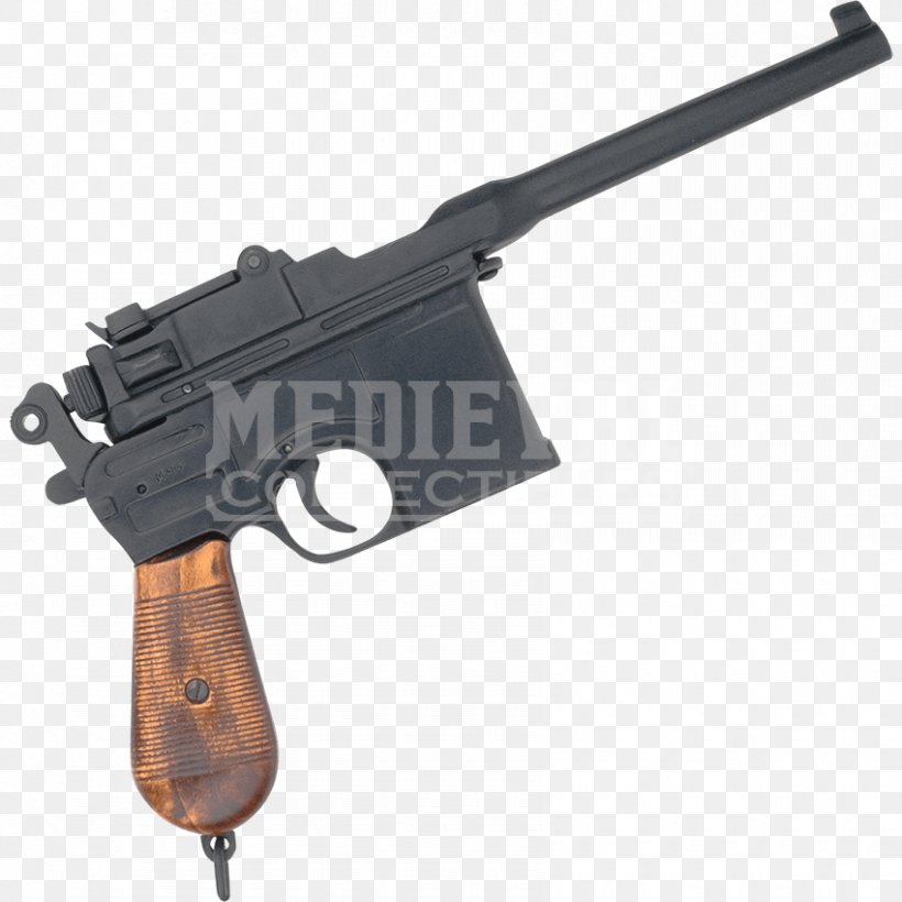 Trigger Mauser C96 Pistol Weapon, PNG, 850x850px, Watercolor, Cartoon, Flower, Frame, Heart Download Free