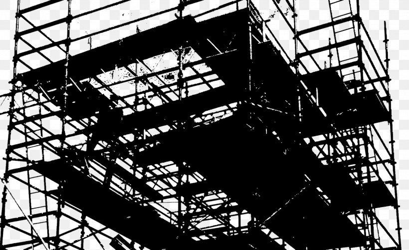 Scaffolding Architectural Engineering Service Industry General Contractor, PNG, 1600x978px, Scaffolding, Architectural Engineering, Black And White, Building, Business Download Free