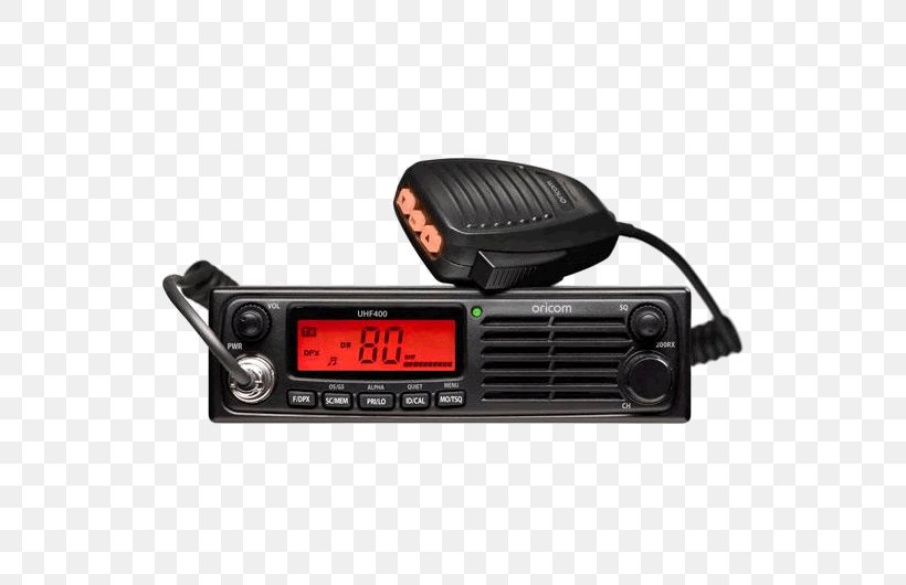 UHF CB Citizens Band Radio Ultra High Frequency Two-way Radio, PNG, 530x530px, Uhf Cb, Aerials, Audio Receiver, Citizens Band Radio, Communication Device Download Free