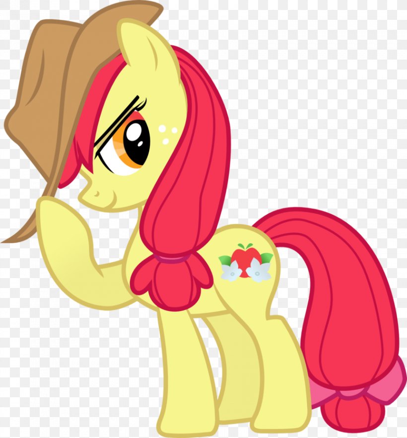 Apple Bloom Applejack Rainbow Dash Pony, PNG, 861x927px, Watercolor, Cartoon, Flower, Frame, Heart Download Free