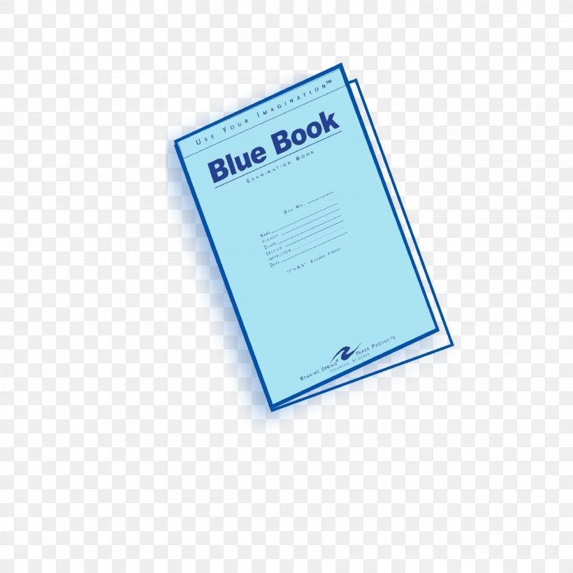 Blue Book Exam Essay Paper, PNG, 3600x3600px, Blue Book Exam, Academic Writing, Application Essay, Blue Book, Book Download Free