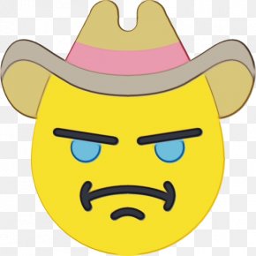 Emoji Cowboy Clip Art, PNG, 512x512px, Emoji, Cartoon, Color, Cowboy ...