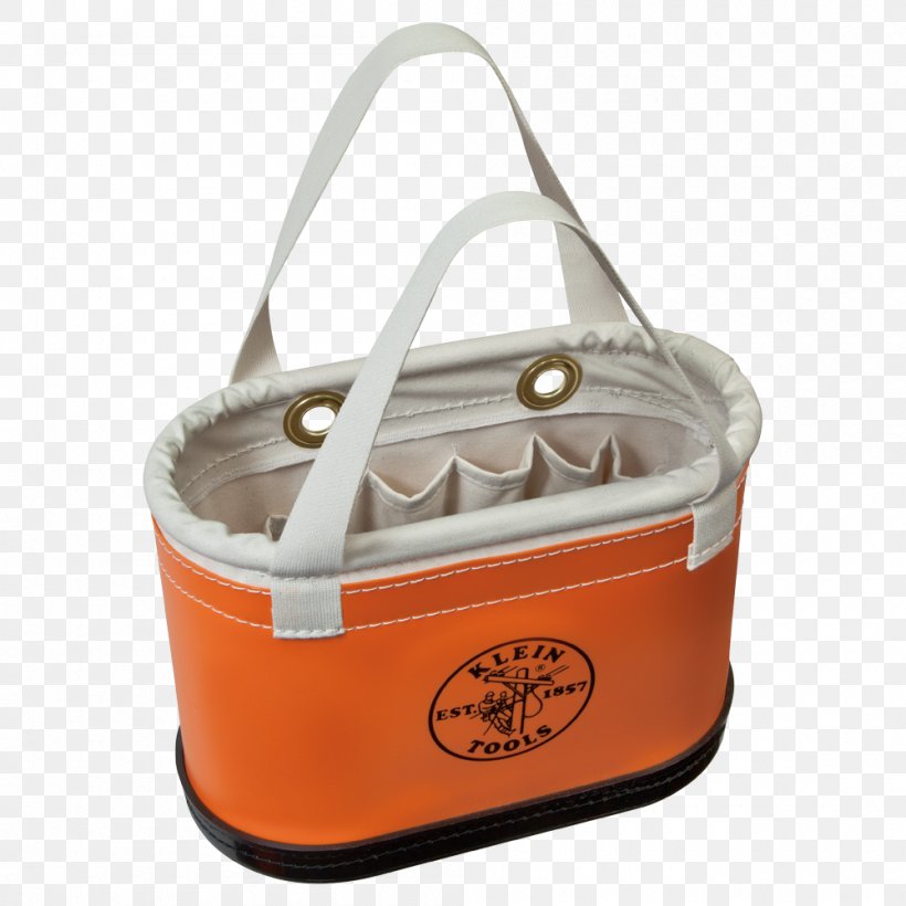 Klein Tools Bucket Klein Bucket #6 Canvas Klein Tools 5144BHB14OS Hard-Body Aerial Bucket, PNG, 1000x1000px, Klein Tools, Bag, Bucket, Orange, Tool Download Free