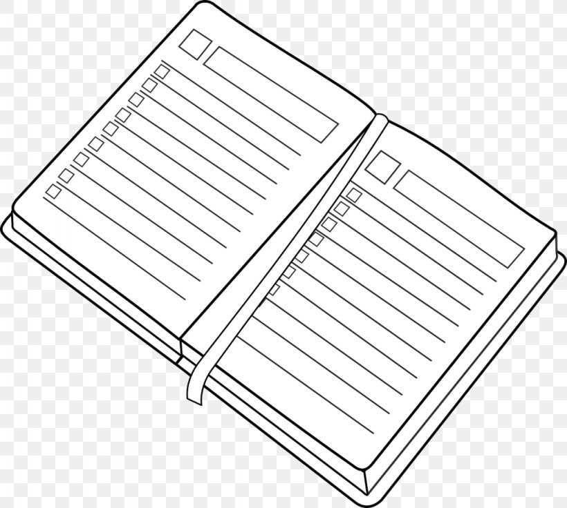 Personal Organizer Notebook Clip Art, PNG, 1024x920px, Personal Organizer, Agenda, Area, Black And White, Cahier De Textes Download Free