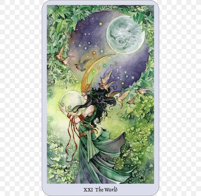 Shadowscapes Tarot The World Major Arcana, PNG, 600x800px, Shadowscapes Tarot, Fantasy World, Fictional Character, Flora, Flower Download Free