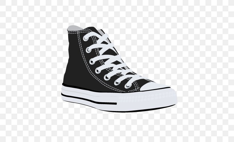 Chuck Taylor All-Stars Converse High-top Sneakers Shoe, PNG, 500x500px, Chuck Taylor Allstars, Athletic Shoe, Basketball Shoe, Black, Brand Download Free
