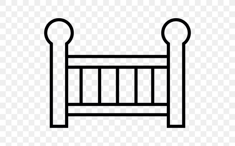 Cots Clip Art, PNG, 512x512px, Cots, Area, Black And White, Child, Furniture Download Free