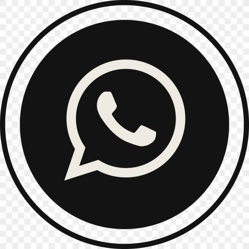 WhatsApp Icon Design, PNG, 852x852px, Whatsapp, Android, Black And White, Brand, Icon Design Download Free