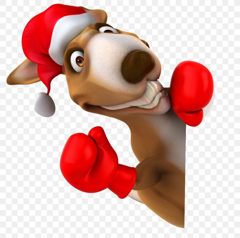 Kangaroo Christmas Stock Photography Clip Art, PNG, 1024x1020px, Santa Claus, Boxing Glove, Boxing Kangaroo, Christmas, Christmas Card Download Free