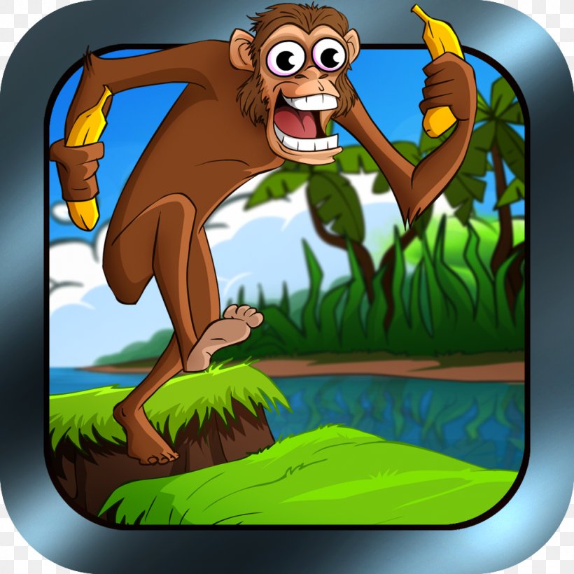 Monkey Fiction Cartoon Character, PNG, 1024x1024px, Monkey, Art, Cartoon, Character, Fiction Download Free