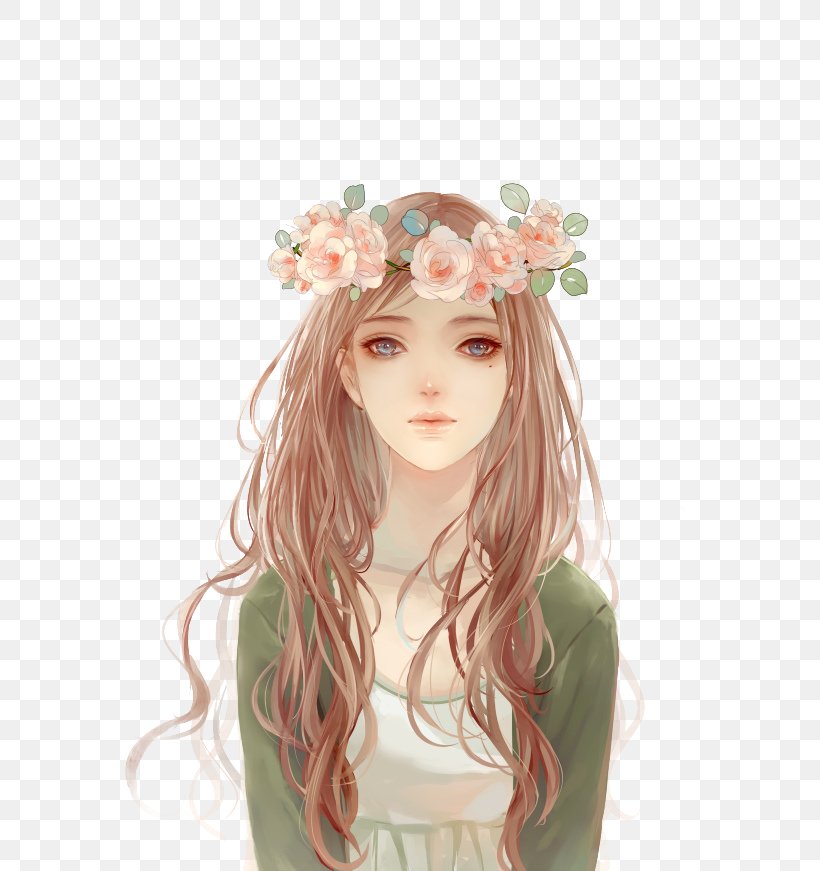 Drawing Avatar Pixiv Illustration, PNG, 612x871px, Watercolor, Cartoon, Flower, Frame, Heart Download Free