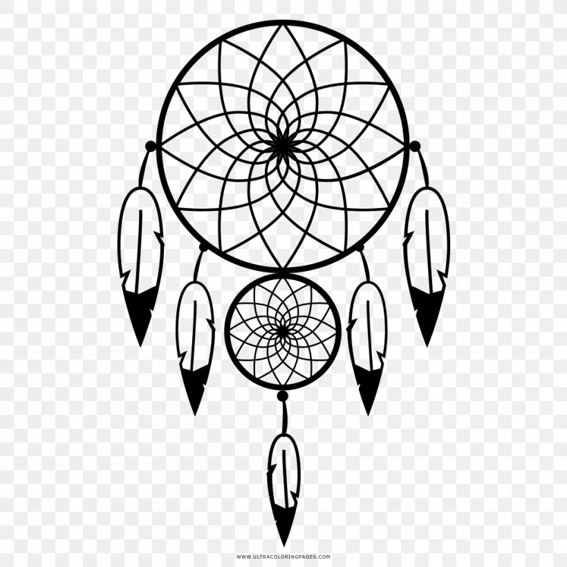 Dreamcatcher Indigenous Peoples Of The Americas Clip Art, PNG, 1000x1000px, Dreamcatcher, Area, Artwork, Black, Black And White Download Free