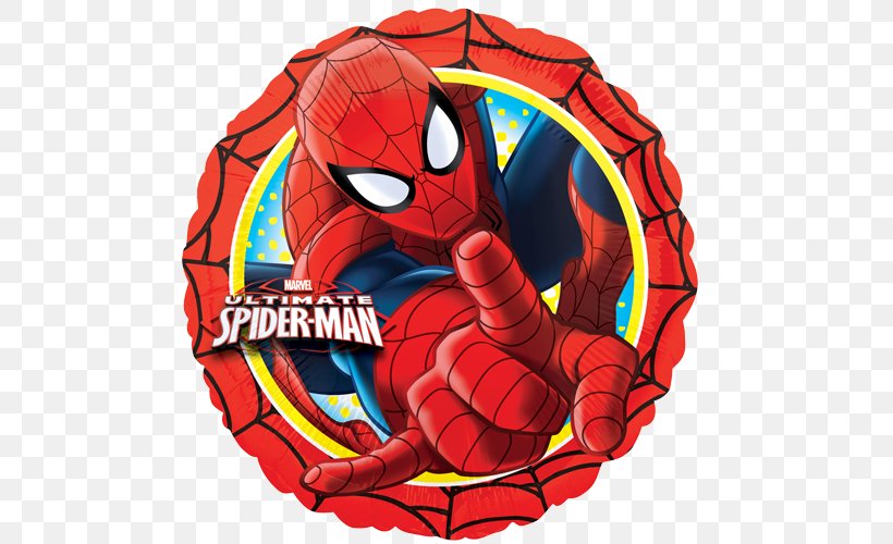 Ultimate Spider-Man Balloon Party Birthday, PNG, 500x500px, Spiderman, Balloon, Bar, Birthday, Fictional Character Download Free