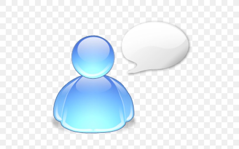 Windows Live Messenger MSN Facebook Messenger, PNG, 512x512px, Windows Live Messenger, Aim, Blue, Facebook Messenger, Instant