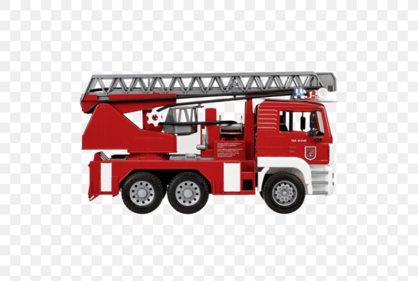 Fire Engine Fire Department Bruder Toy Model Car, PNG, 525x550px, Fire Engine, Automotive Exterior, Brand, Bruder, Car Download Free