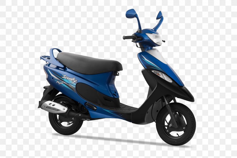 Scooter TVS Scooty TVS Motor Company Motorcycle TVS Jupiter, PNG, 2000x1334px, Scooter, Aircooled Engine, Electric Blue, Fourstroke Engine, India Download Free