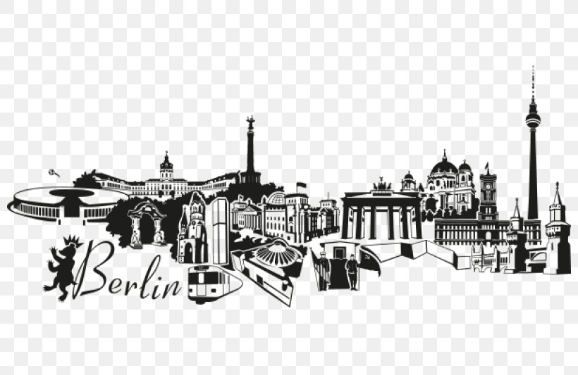Skyline Drawing Funkturm Berlin Image /m/02csf, PNG, 800x533px, Skyline, Architecture, Art, Berlin, Blackandwhite Download Free