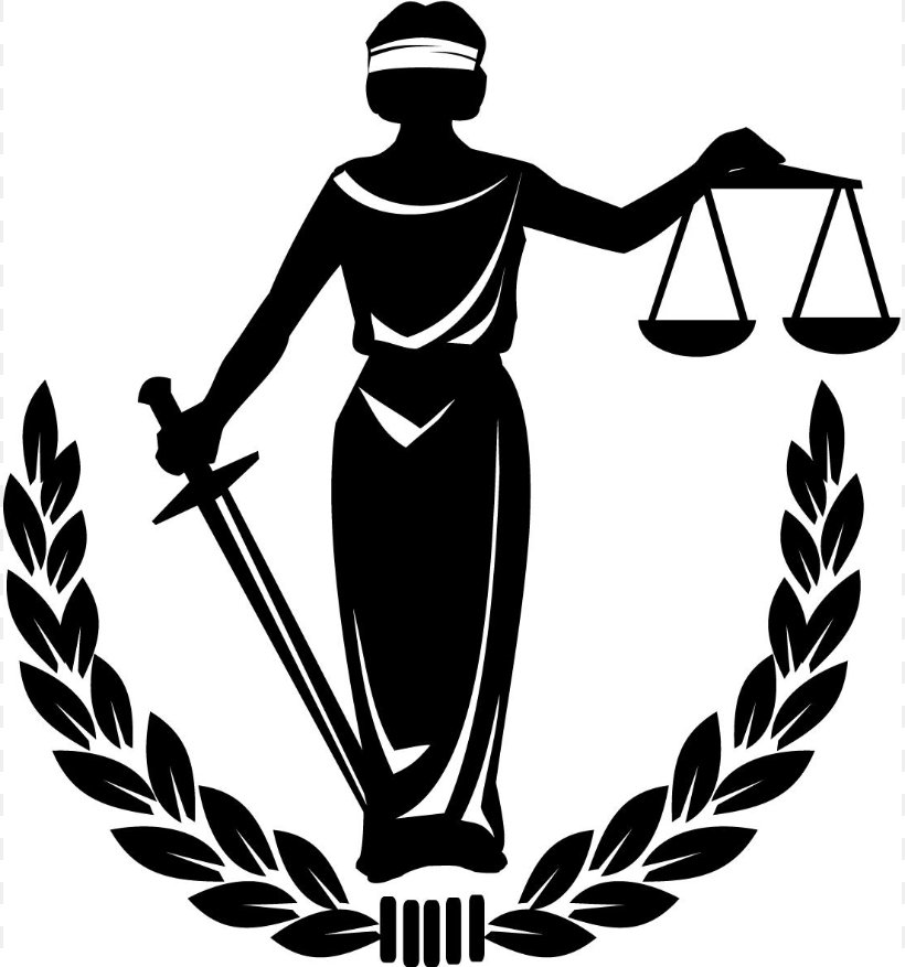 United States Lady Justice Clip Art, PNG, 814x877px, United States, Artwork, Black And White, Court, Crime Download Free