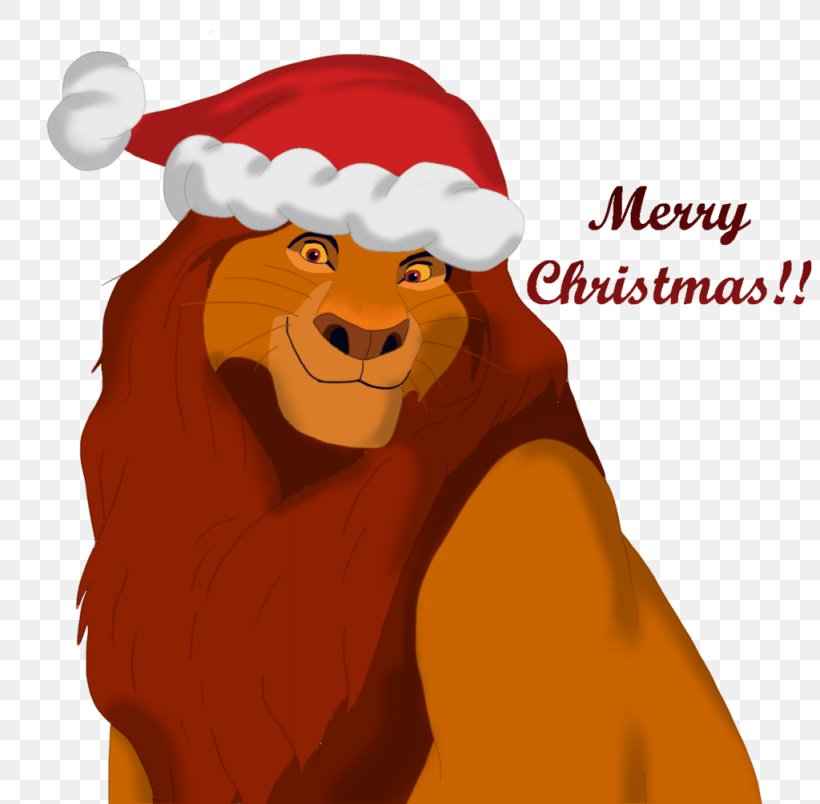 Lion Mufasa Christmas Annie's Album, PNG, 1024x1005px, Watercolor, Cartoon, Flower, Frame, Heart Download Free