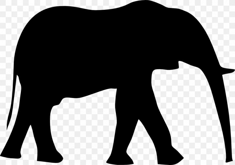 Stencil African Elephant Clip Art, PNG, 1000x706px, Stencil, African Elephant, Art, Black, Black And White Download Free