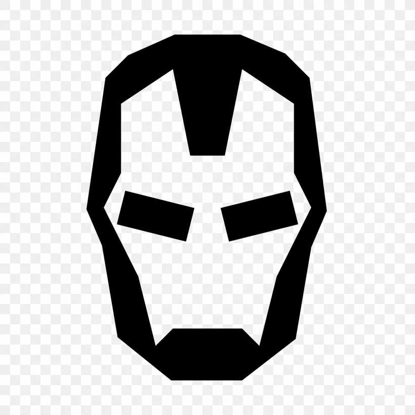 The Iron Man Symbol Logo, PNG, 1600x1600px, Iron Man, Area, Avengers, Black And White, Fictional Character Download Free