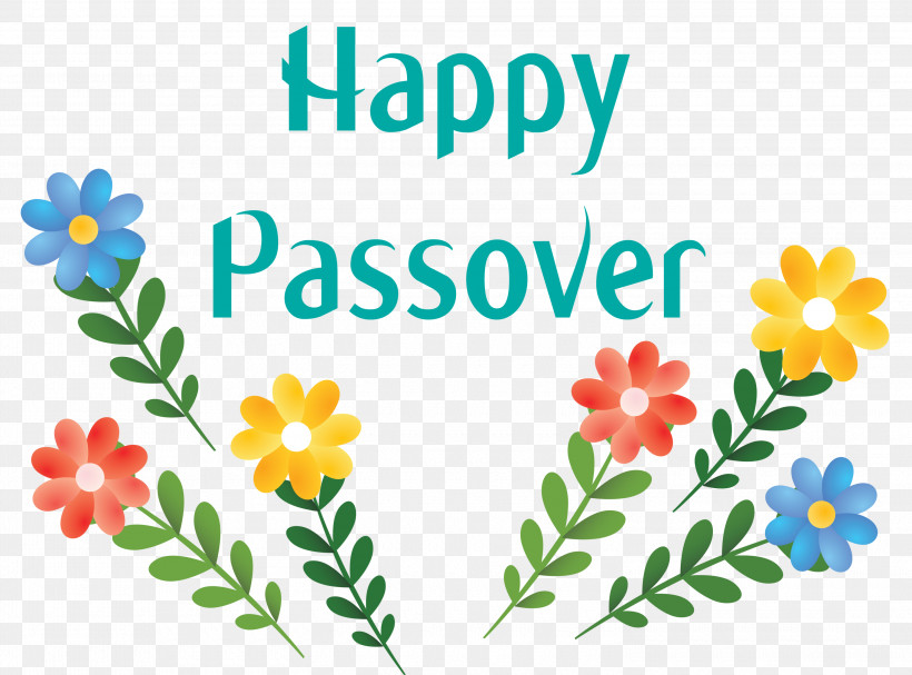 Happy Passover, PNG, 3000x2222px, Happy Passover, Flower, Petal, Plant, Wildflower Download Free