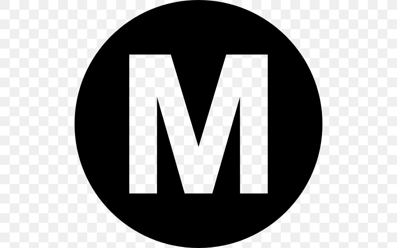 Paris Métro Line 14 Commuter Station New York City Rapid Transit, PNG, 512x512px, Commuter Station, Black And White, Brand, Business, Logo Download Free