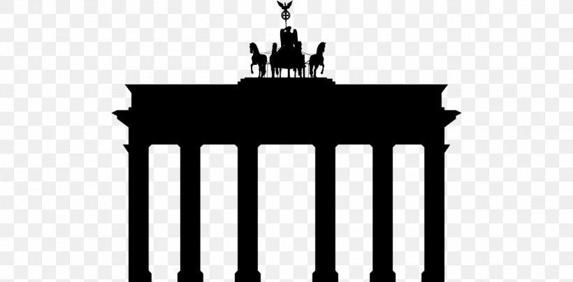 Brandenburg Gate Museum Reichstag Building Eiffel Tower, PNG, 1366x674px, Brandenburg Gate, Arch, Black And White, Brand, Brandenburg Download Free