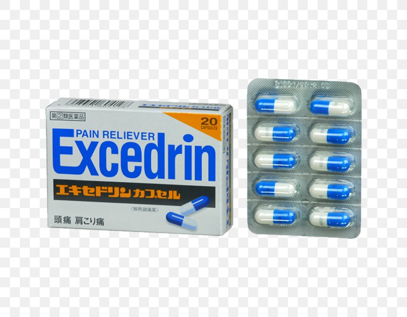 Excedrin Analgesic Over-the-counter Drug Pharmaceutical Drug Pain, PNG, 640x640px, Excedrin, Acetaminophen, Analgesic, Antipyretic, Capsule Download Free