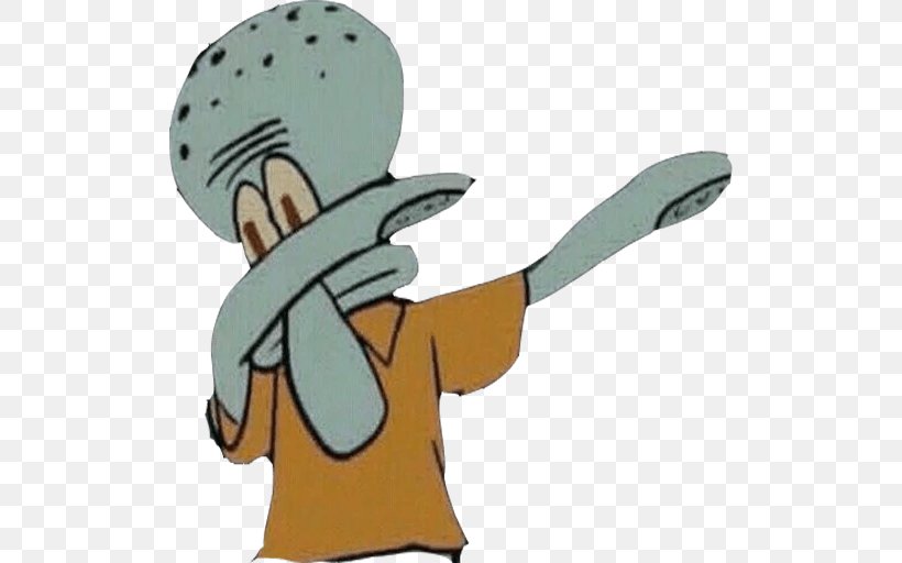 Squidward Tentacles Dab Patrick Star YouTube, PNG, 512x512px, Watercolor, Cartoon, Flower, Frame, Heart Download Free