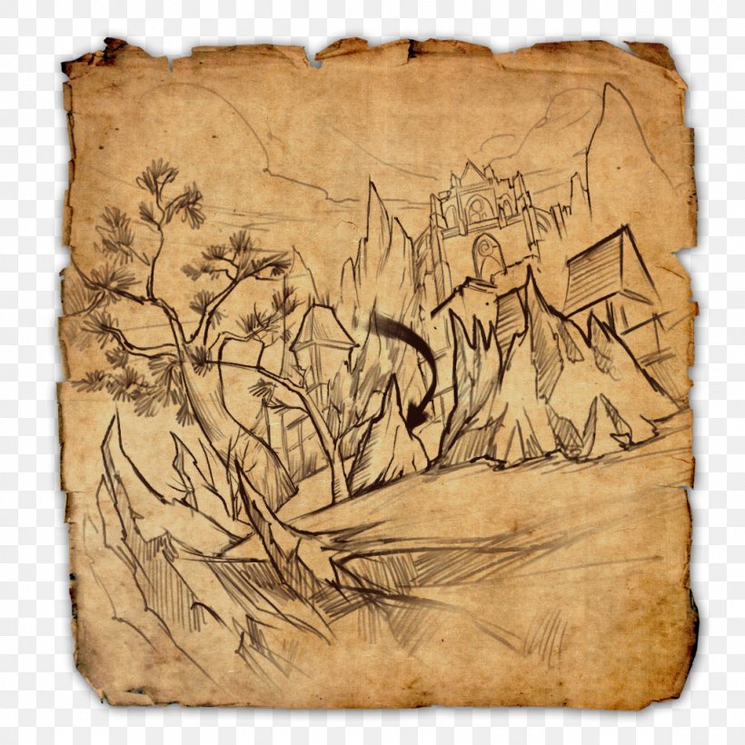 The Elder Scrolls Online Treasure Map Cyrodiil World, PNG, 1024x1024px, Elder Scrolls Online, Buried Treasure, Cyrodiil, Elder Scrolls, Location Download Free