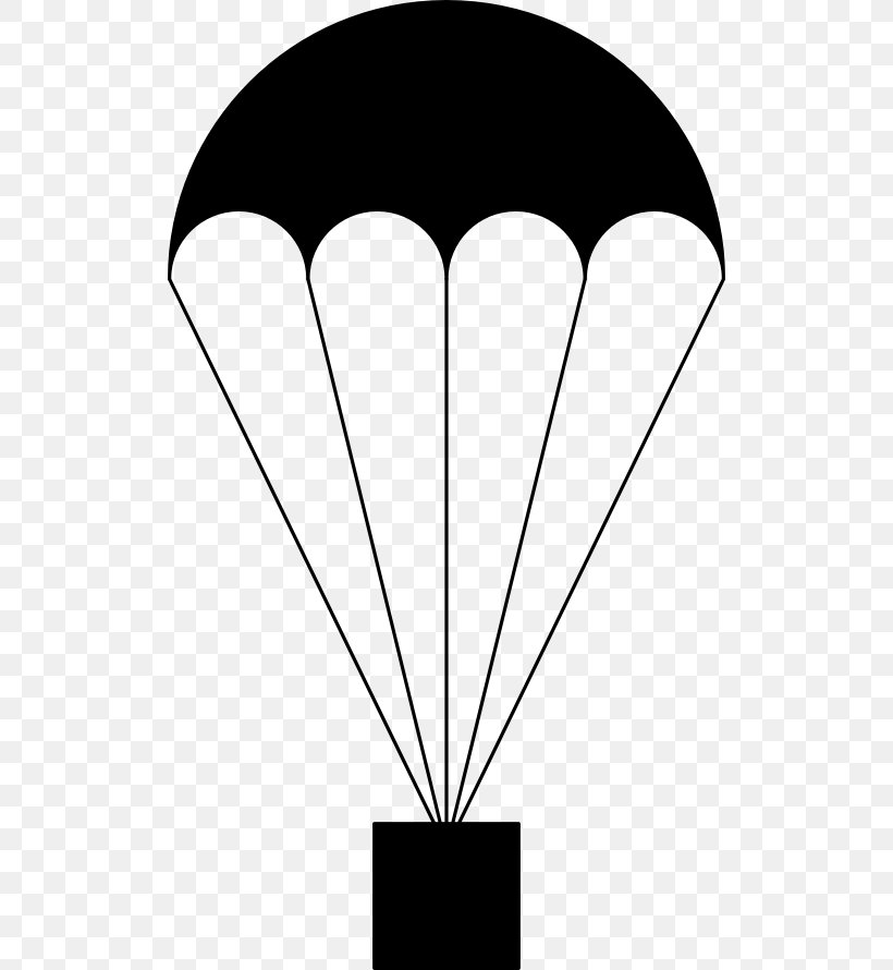 Parachute Parachuting Royalty-free Clip Art, PNG, 512x890px, Parachute, Black, Black And White, Free Content, Hot Air Balloon Download Free