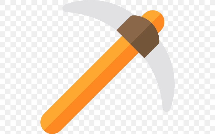 Pickaxe Angle Font, PNG, 512x512px, Pickaxe, Orange, Tool Download Free