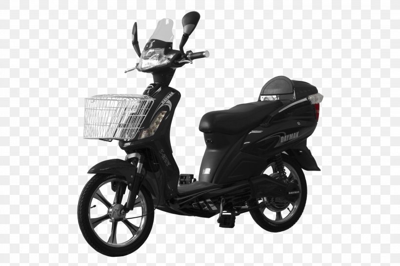 Scooter Electric Vehicle Motor Vehicle, PNG, 4380x2920px, Scooter, Daymak Inc, Disc Brake, Electric Bicycle, Electric Motor Download Free