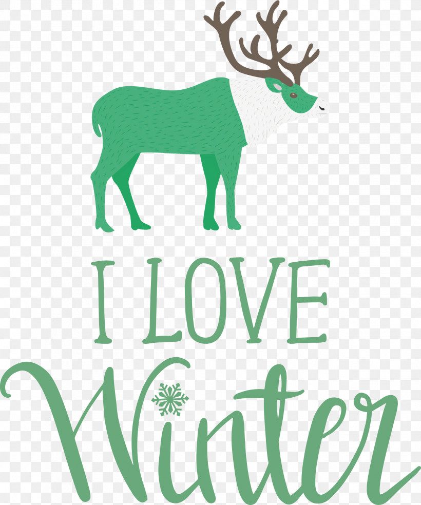 I Love Winter Winter, PNG, 2499x3000px, I Love Winter, Antler, Biology, Deer, Logo Download Free